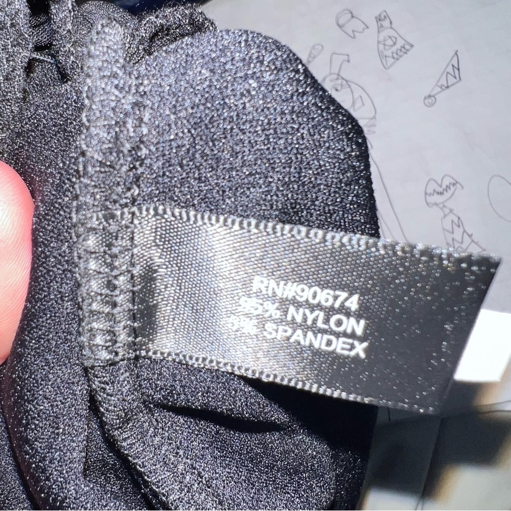 Boston Proper NWT Black Faux Wrap‎ Mini Skort Size Medium - Picture 6 of 7